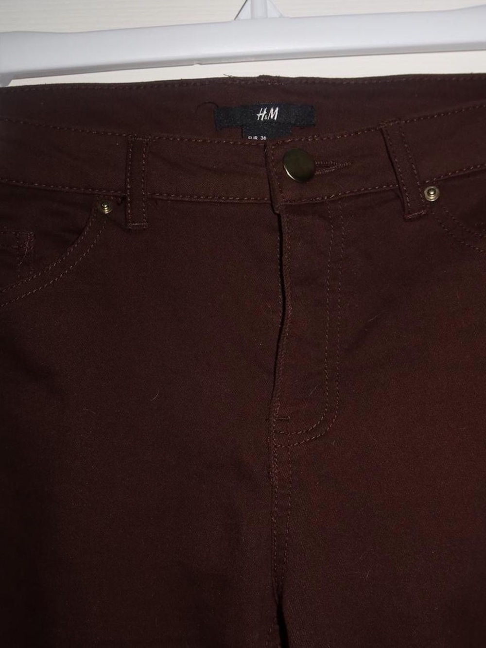H&M Men's Dark Brown Slim Jeans